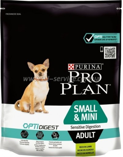     Purina Pro Plan Small&Mini Sensitive Digestion    700 (7613036611299)