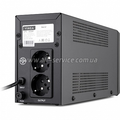  Vinga LCD 800VA metal case (VPC-800M)