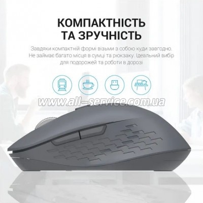  OfficePro M230G Silent Click Wireless/Bluetooth Gray (M230G)