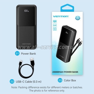������� ������������� Vention 20000mAh PD 22.5W (FHPB0)