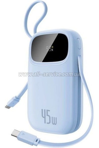 ������� ������������� Baseus Qpow 3 20000mAh PD 45W Galaxy Blue (P10082105313-00)