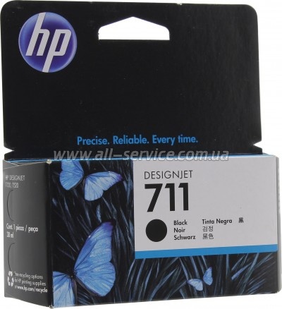  HP 711 DesignJet 120/ 520 Black (CZ129A)