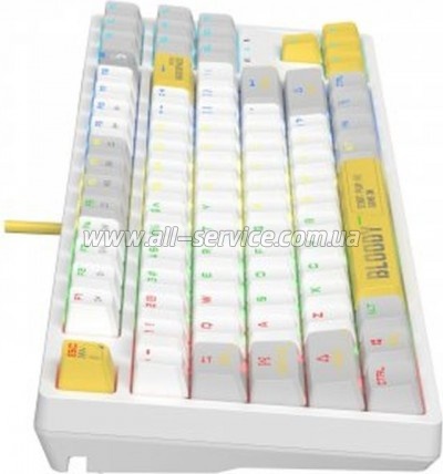  A4Tech Bloody S87 RGB BLMS TKL USB Energy White (4711421993708)
