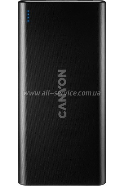 ������� ������������� Canyon PB-106 10000mAh PD 10W black (CNE-CPB1006B)