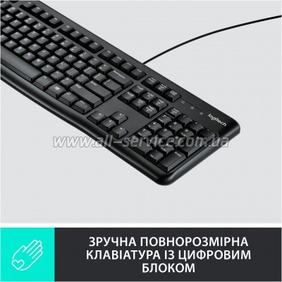  Logitech K120 Ukr (920-002643)