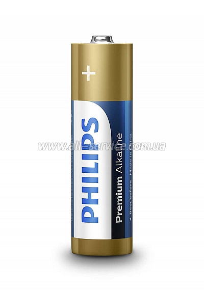 ��������� Philips Premium Alkaline AA BLI 4 (LR6M4B/10)
