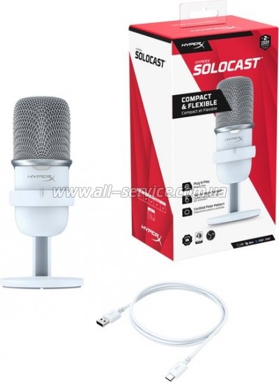  HyperX SoloCast White (519T2AA)