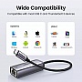 ������� USB-C to RJ45 Ethernet 1000Mbps gray Ugreen (40322)