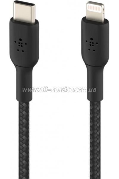 ���� ������ USB-C to Lightning 2.0m Belkin (CAA004BT2MBK)