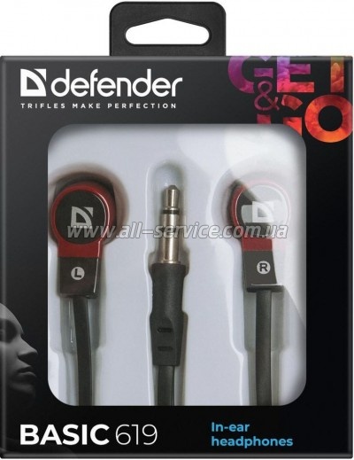 �������� Defender Basic 619 Black-Red (63619)