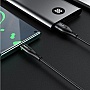 ���� ������ USB 2.0 AM to USB-C 1.2m 3A nylon U93 black HOCO (6931474732170)