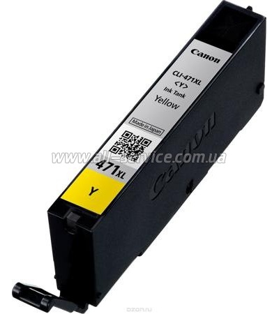  Canon CLI-471XL PIXMA MG5740/ MG6840 Yellow (0349C001)