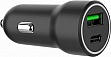 �������� ������� Gembird 1xUSB-A + 1xUSB-C black (TA-UC-A2PDQC20-CAR-01)