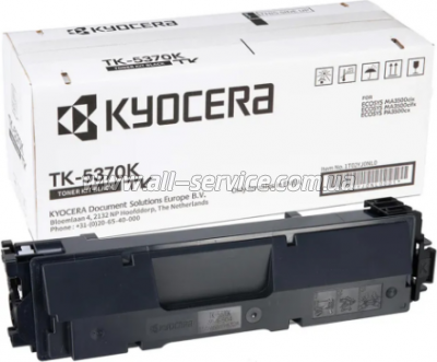 - Kyocera TK-5370 Kyocera Ecosys PA3500/ MA3500 Black (1T02YJ0NL0)