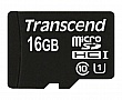   16GB TRANSCEND microSDHC Class 10 UHS-I Premium + SD  (TS16GUSDU1)