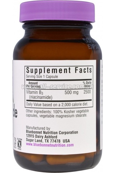  Bluebonnet Nutrition  (B3) 500, 60   (BLB0466)