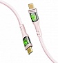 ���� ������ USB-C to USB-C 1.2m 60W PD TransLine-CC pink Promate (transline-cc.pink)