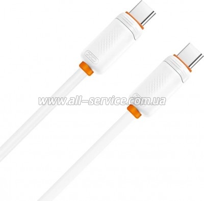 ���� ������ USB-C to USB-C 1.0m 60w white XO (NB-Q302B-CC.white)