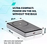   Canyon 10000mAh OnPower 510 slim Magsafe PD/20W Dark Grey (CNS-CPB510DG)