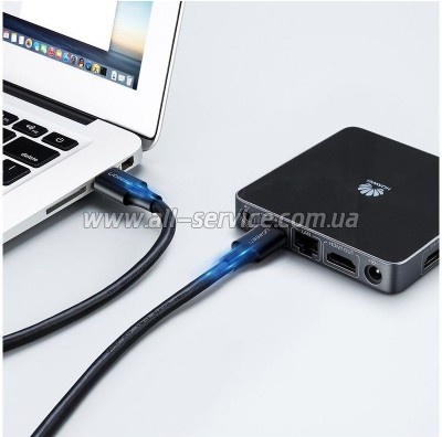 ���� ������ USB 2.0 AM/AM 0.5m US102 black Ugreen (10308)