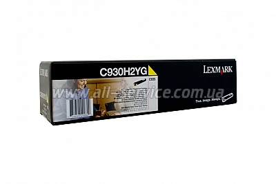 Картридж Lexmark C935 Yellow Standard 24k (C930H2YG) Картридж Lexmark C935 Yellow Standard 24k (C930H2YG)