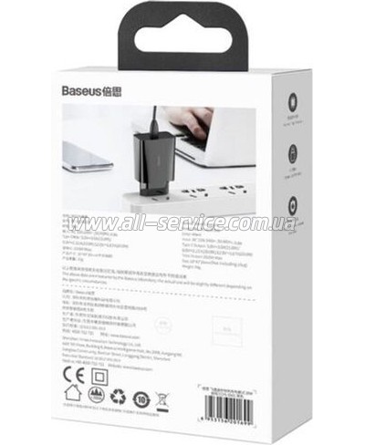 �������� ������� Baseus Speed Mini Black (CCFS-SN01)