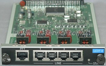 Плата расширения Panasonic KX-NCP1180X для KX-NCP1000, 4-Port Analogue Trunk Card Плата расширения Panasonic KX-NCP1180X для KX-NCP1000, 4-Port Analogue Trunk Card