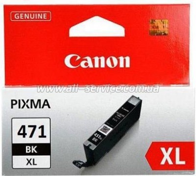  Canon CLI-471Bk XL PIXMA MG5740/ MG6840 Black (0346C001)