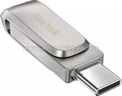������ SanDisk 1TB Ultra Dual Luxe Silver USB 3.2/ Type-C (SDDDC4-1T00-G46)