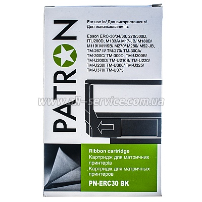  EPSON ERC-30 BLACK (PN-ERC30 BK) PATRON