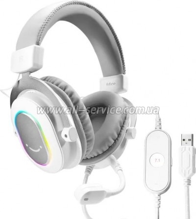 �������� Fifine H6 RGB 7.1 White (H6W)