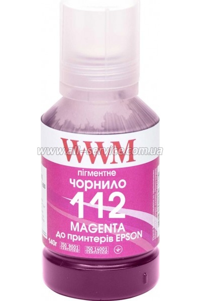 Чернила WWM 112 для Epson L11160/ 6490 140г Magenta пигмент (E112MP) Чернила WWM 112 для Epson L11160/ 6490 140г Magenta пигмент (E112MP)