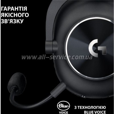  Logitech G Pro X 2 Lightspeed Wireless Black (981-001263)