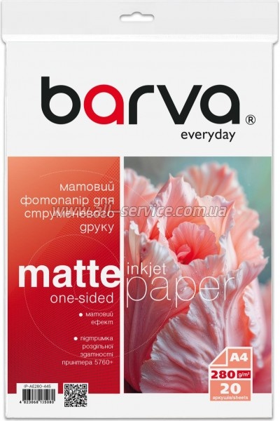 ���������� Barva Everyday Matte 280�/� A4 20� (IP-AE280-445)