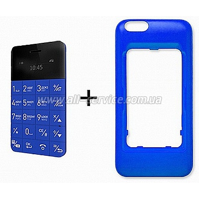  ELARI CardPhone Case for iPhone 6 Plus Blue (LR-CS6PL-BL)