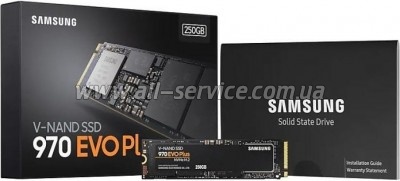 SSD  Samsung 970 EVO Plus 250GB PCIe 3.0x4 M.2 TLC (MZ-V7S250BW)