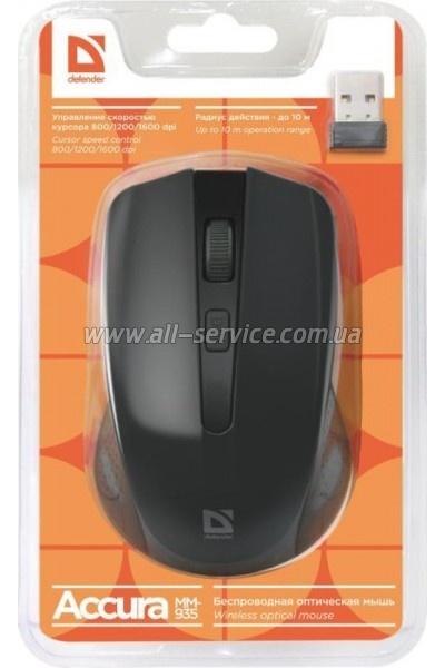  Defender Accura MM-935 Black (52935)