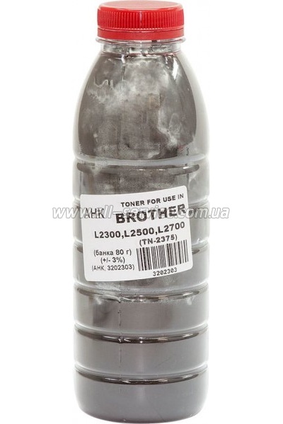 Тонер АНК Brother HL-L2300/ 2500/ 2700 80г/ банка (3202303) Тонер АНК Brother HL-L2300/ 2500/ 2700 80г/ банка (3202303)