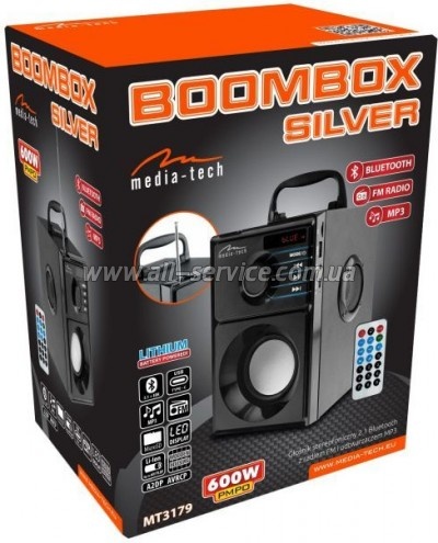   Media-Tech Boombox BT 15W Black (MT3179)