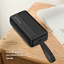   ColorWay 30000 mAh High-power 2 PD/ 20W, QC/ 3.0, USB-C/ Micro-USB (CW-PB300LPC2BK-PD)