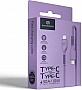 ���� ������ USB-C to USB-C 1.0m AR88 3A purple Armorstandart (ARM65291)