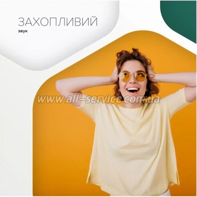 �������� Canyon Hexagon 7 TWS ANC+ENC Wireless Charge White/Beige (CNS-TWS7WB)
