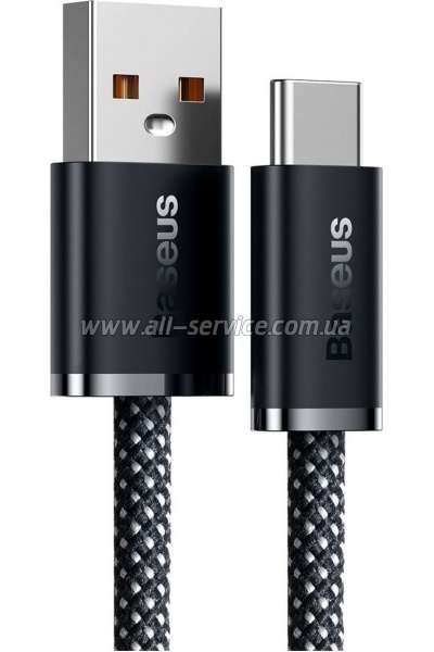 ���� ������ USB 2.0 AM to USB-C 2.0m 5A Gray Baseus (CALD000716)