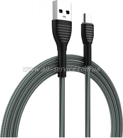 ���� ������ USB 2.0 AM to Micro 5P 1.0m ColorWay (CW-CBUM041-GR)