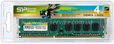  4Gb SILICON POWER DDR3 1333Mhz SP004GBLTU133N02