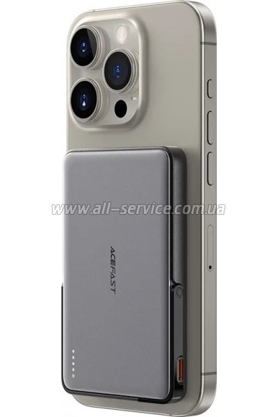 ������� ������������� Acefast Magnetic Wireless 5000mAh 18W PD Black (6974316283997)