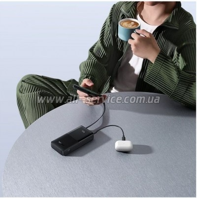 ������� ������������� Baseus Bipow 2 Digital Display 10000mAh 20W Black (P10077101113-00)