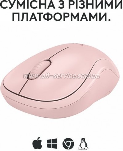  Logitech M240 Silent Bluetooth Rose (910-007121)