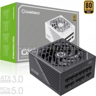   Gamemax 850W (GX-850 PRO BK (ATX3.0 PCIe5.0))