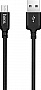 ���� ������ USB 2.0 AM to Micro 5P 2.0m 2A nylon X14 black HOCO (6957531062905)